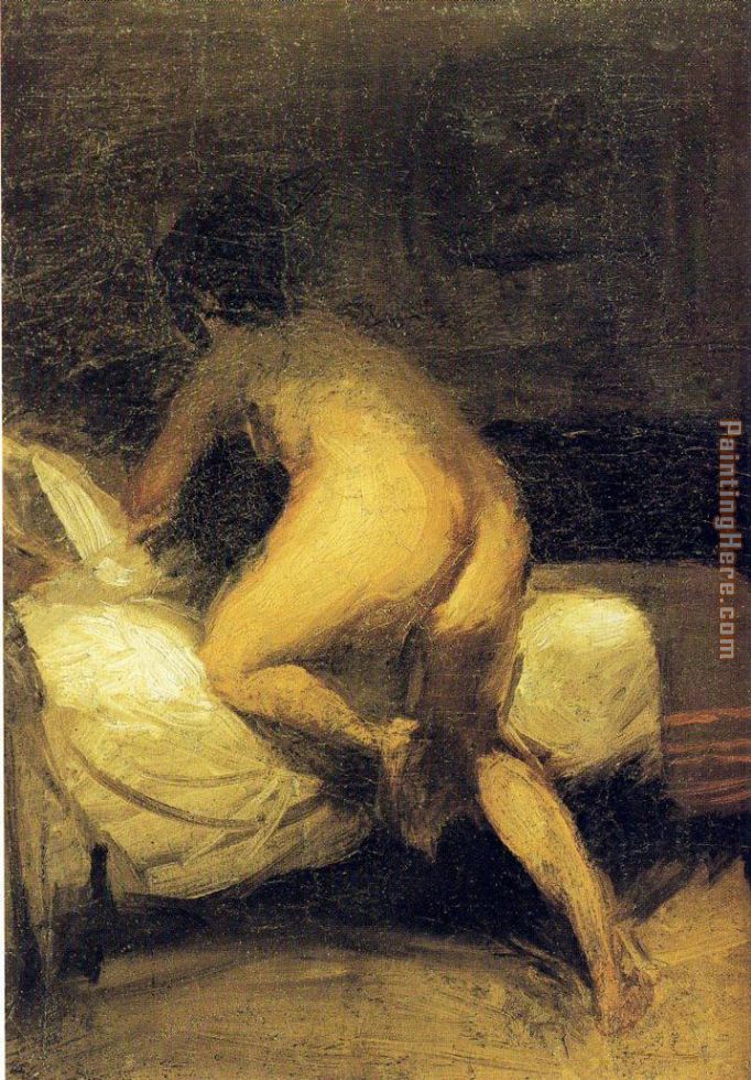 Edward Hopper Nude Crawling Into Bed